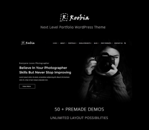 Roobia Portfolio WordPress Theme for Photographers by zozoth